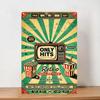 Backyard Dads BBQ Sign Vintage Grill King Metal Tin Sign Bar Pub Garden Decor Dad's BBQ Wall Plate Chillin&Grillin Retro Plaq