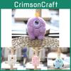 Cute Monster Plush Keychain Soft Pp Cotton Filled Adorable Plushie With Big Eyes Different Colors
