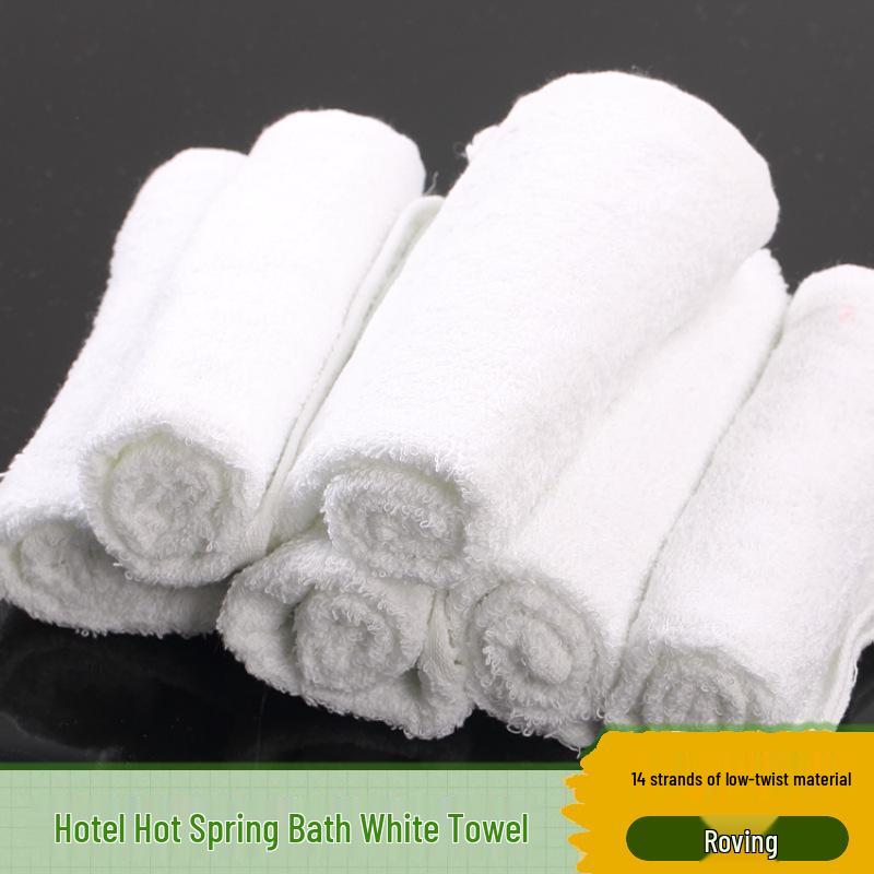 Pure Cotton Oversized White Bath Towel for Hotels, Salons & Spas