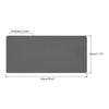 Office Desk Mat Protector Waterproof PU Leather Mouse Pad Writing Mat Simple Solid Color Desktop Keyboard Desk Pad PC Accessory