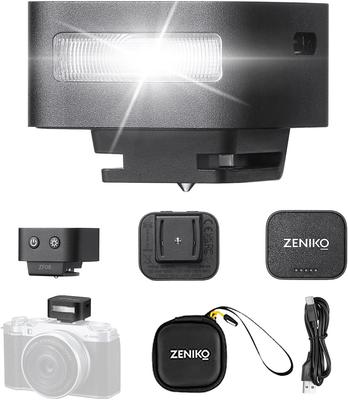 ZF08 Φλας Κάμερας 440 Πλήρης Ισχύς Δευτερόλεπτα Ανακύκλωσης Ισχύος Συμβατό με Sony ZV1 a7CII a7IV Ricoh GR III Fuji XM5 Canon R8 - Φλας/GN16/Type-C