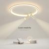 Modern Aisle LED Ceiling Light With Spotlight Chandelier For Living Dining Room Bedroom Home Decoration Lighting Fixtures Luster