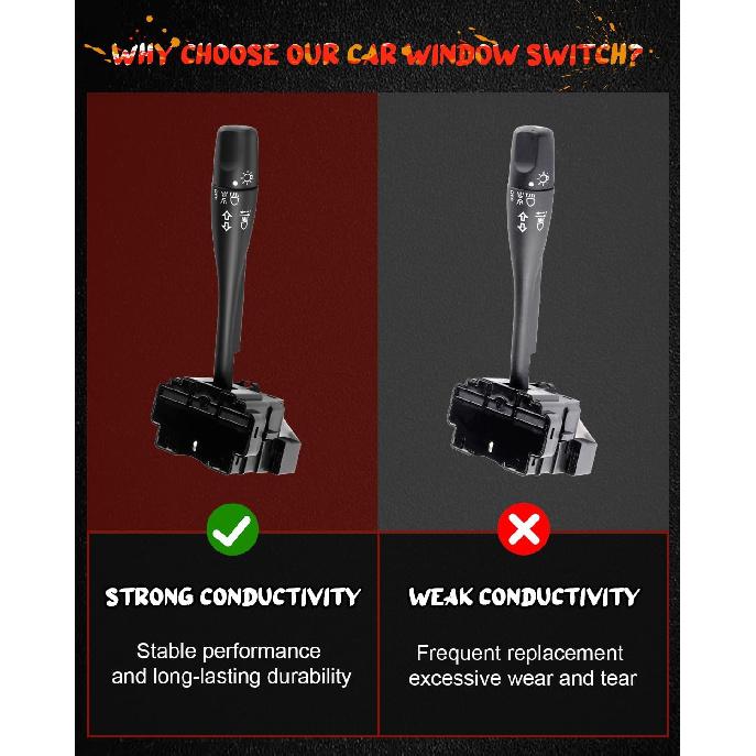 OE 2554040U60Turn Signal Switch Multi-Function Combination Switch Compatible with for Nissan 200 SX 1995-1998 for Nissan Altima 1993-2001 for Nissan