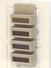 Wall-Mounted Fabric Storage Bag for Closet or Door