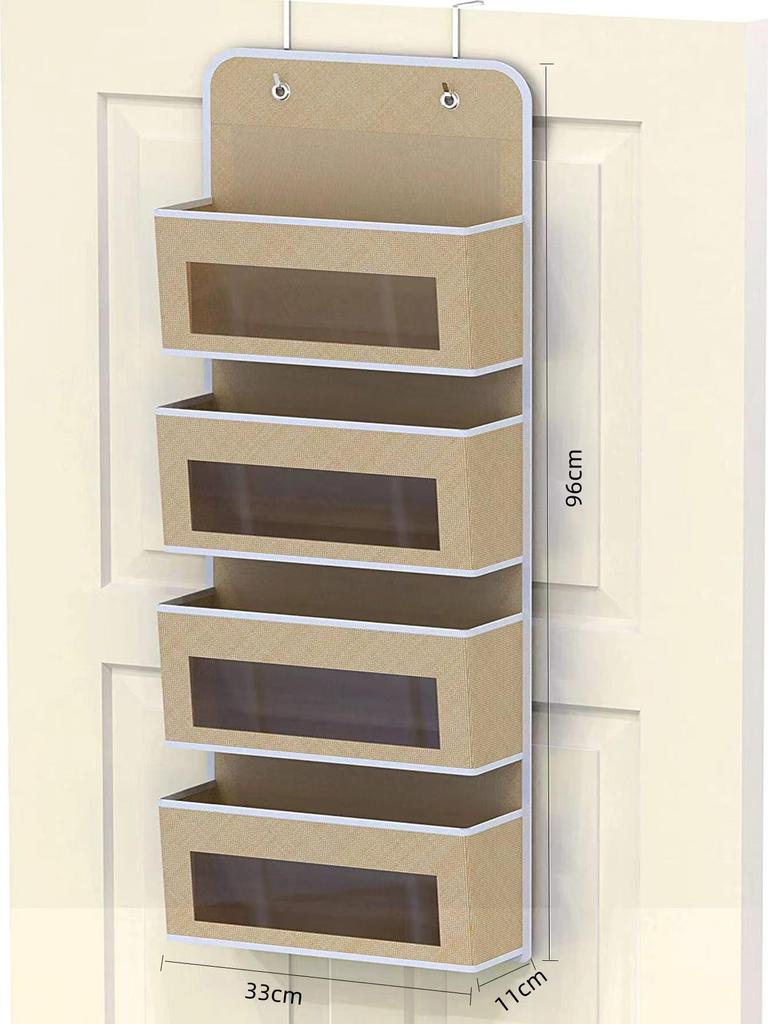 Wall-Mounted Fabric Storage Bag for Closet or Door
