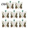 Hanging Holiday Decorations Butterfly Cash Gift Ornament, Christmas Money Holder Decor with Acrylic Ornaments Festive Print, Tree Pendant for Surprise