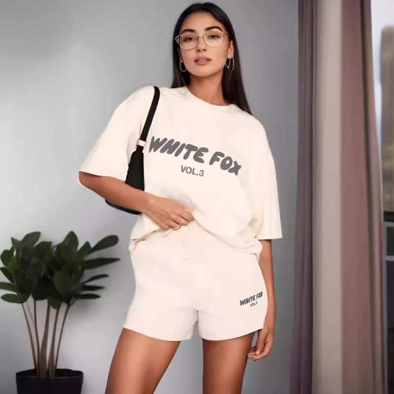 

Європейський і американський європейський і американський кросовер унісекс, весняно-осінь і зимовий светр із модним спортивним логотипом і коротким рукавом S бежевий