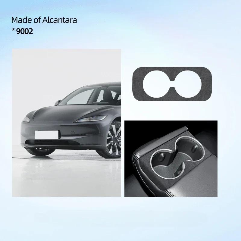Alcantara Suede Reading Light Frame Trim Stickers For Tesla Model 3 Highland 2024 Trim New Model3 Car Interior Accessories