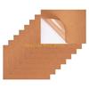 KX4B 8 Piece Cork Wall Pin Boards Sheet Collection Corkboard with Adhesive Backing 1mm Thick for Office Home Improvement