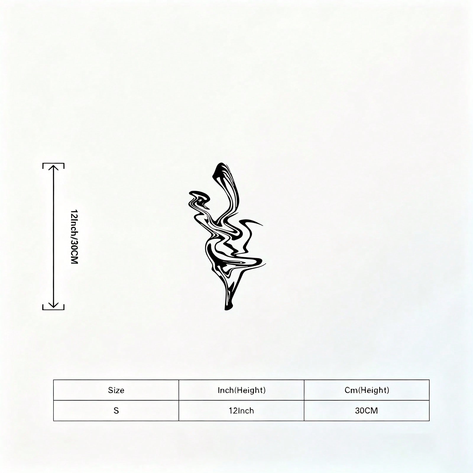 Абстрактное Металлическое Настенное Искусство Волна Погодоустойчивый Декор для Дома и Улицы Современная Минималистичная Железная Скульптура разноцветный