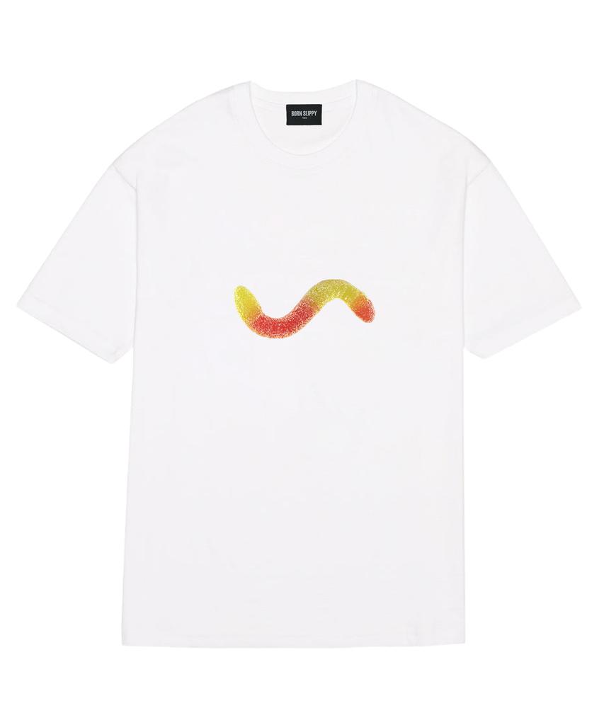Bonseullipi Gummy Sugar Worm T-Shirt (White)