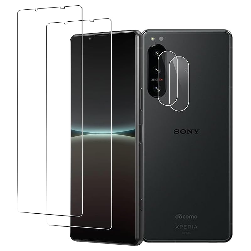 

kawaylJP [2+2 pieces set]Xperia 5 IV Glass film (2 pieces) + Camera film (2 pieces) Xperia film [Japan Asahi Glass] lcd screen protection film High