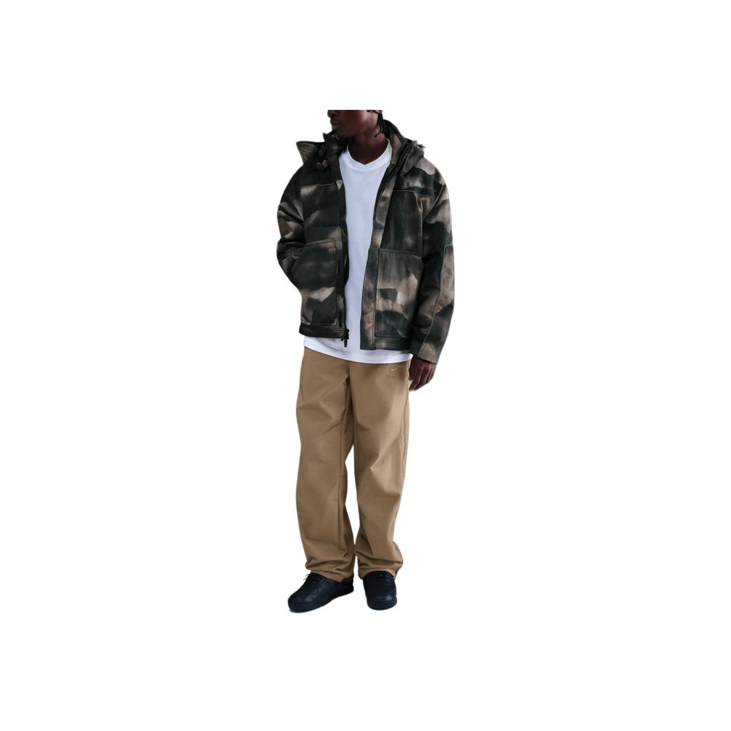 Nike X Stussy Giacca Funzionale Minimalista Camouflage a Maniche Lunghe con Cappuccio Rimovibile Giacca Unisex HQ8521-900