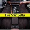 Car Floor Mats For Volkswagen VW Jetta Bora A4 1999~2004 Rug Carpet Auto Interior Parts Pad Luxury Leather Mat Car Accessories