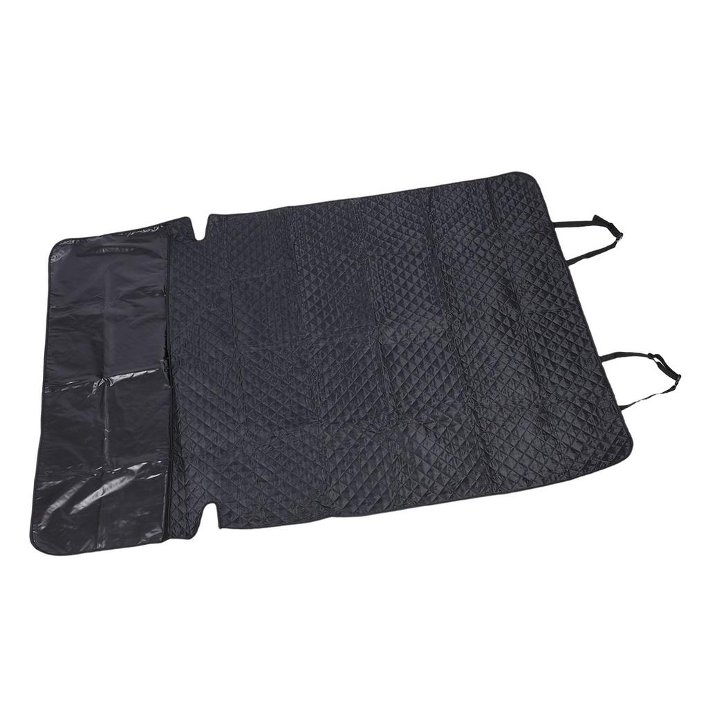 Dog Car Seat Cover Rain Proof Oxford Cloth Soft Comfortable Car Pet Trunk Protector for Travel Black