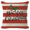 New Christmas Pillow Cover Four-piece Set Pillow Cushion Office Lumbar Backrest Decorative Backrest