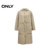 Only 2024 Autumn Hooded Wool Blend Mid-length Coat