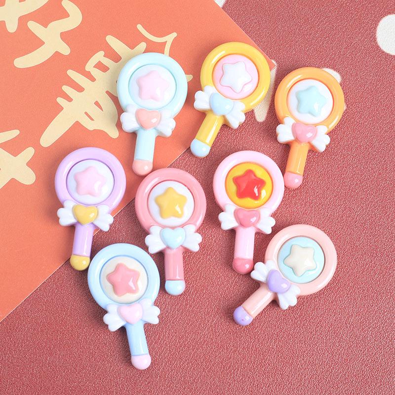 Fairy Wand Resin Hair Tie & Sticker Set