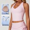 Women's Racerback Quick-Dry Yoga Vest - Bare Feel Shaping for Running & Fitness