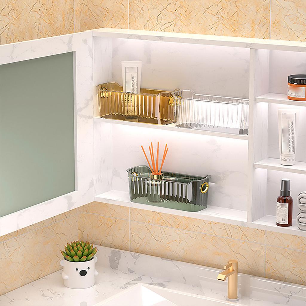 Desktop Licht Luxus Kosmetik Organizer Hautpflegeprodukt Organisationsboxen Zubehör für Schule Büro Sonstiges