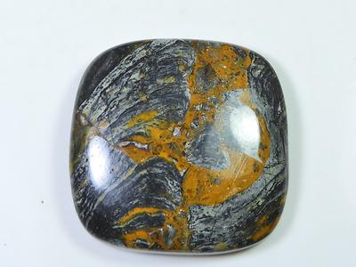 95Cts. Agat Piatra de Pitersit Natural Cabochon Octogonal Piatră Prețioasă Liberă 34X35X08MM SK-941