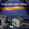 Powerful 400 Lumen Bike Headlight Type-C Charging Waterproof LED Front Lamp for Road and Trail Cycling