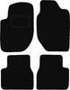 Black Velour Floor Mats For: Land Rover Freelander I SUV (1996-2006)