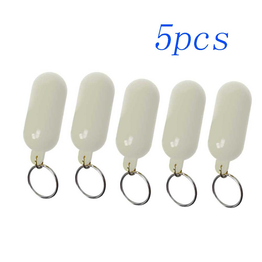 5/10pcs Floating Keychain for Beach Swimming Fishing Kayaking Bright Color Key Buoy Marine Sailing Boat Fender Buoyant Key Ring 3