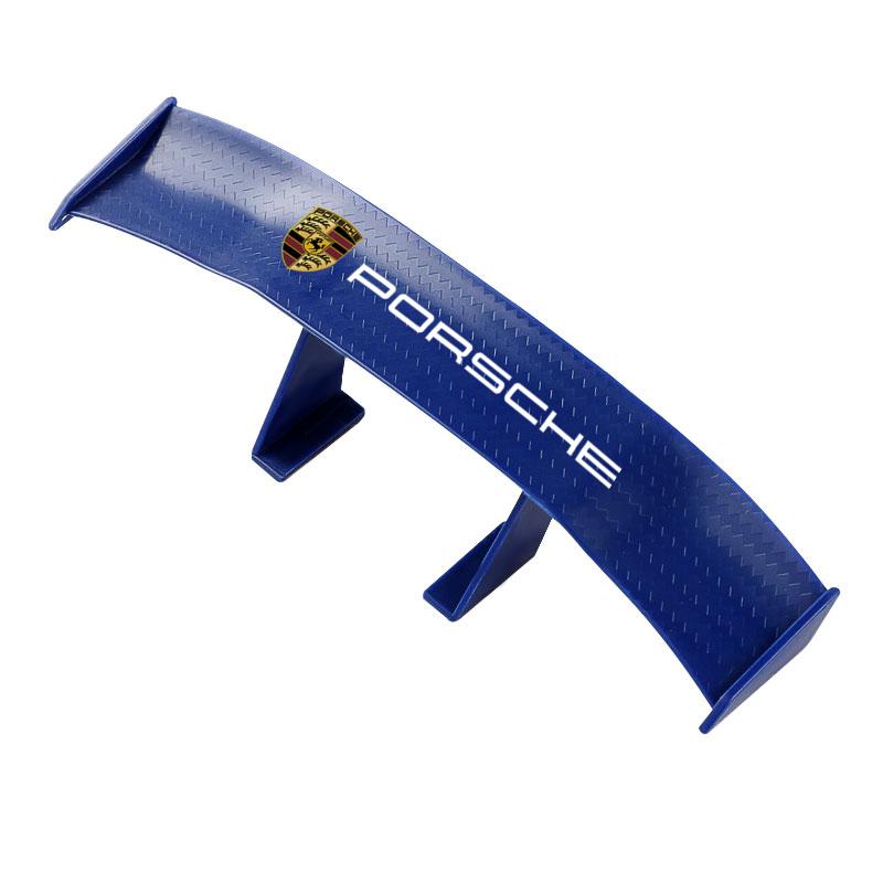 Car Rear Spoiler Mini Spoiler Wing Small Tail Emblem Sticker Decoration For Porsche Boxster Cayenne Panamera Macan Cayman 911 918 996 917 991