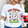Merry Teacher Xmas Shirt, Christmas Teacher Shirt, Xmas Teacher Life Tee, Xmas School Shirt, Christmas School Shirt, Book Lover Teacher Tee