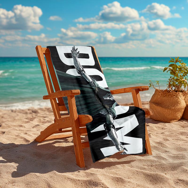1Pc Doom Dominates Night Beach Towel Quick Dry Multiuse For Beach Pool Gym Yoga Home Travel Christmas Halloween Xmas Gift S1933