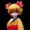 Anime Demon Slayer Cute Figure Tanjirou Hashibira Inosuke Agatsuma Zenitsu Double headed Action Figure Model PVC Christma Gift