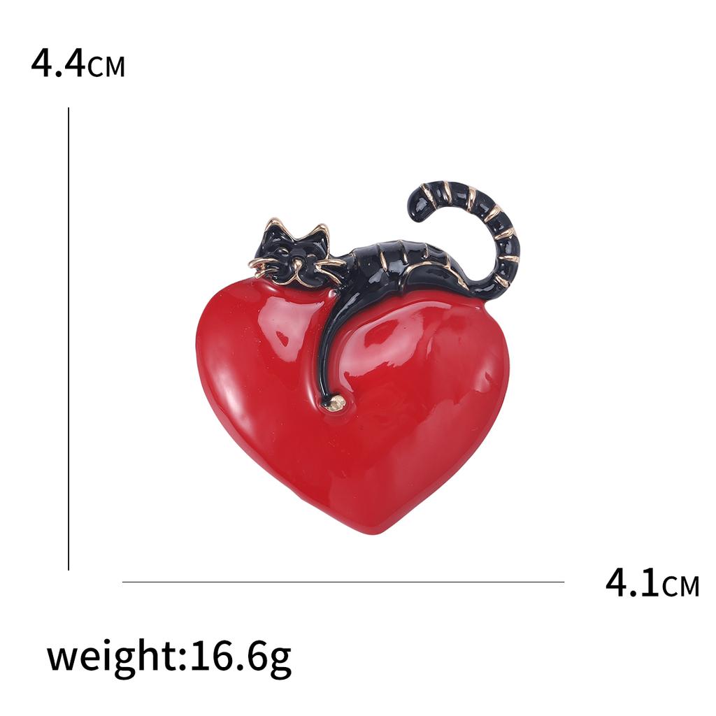 Enamel Cat Pin for Women Unisex Rhinestone Cats Brooch Kitten Lapel Pins Banquet Party Backpack Gifts Jewelry Accessories
