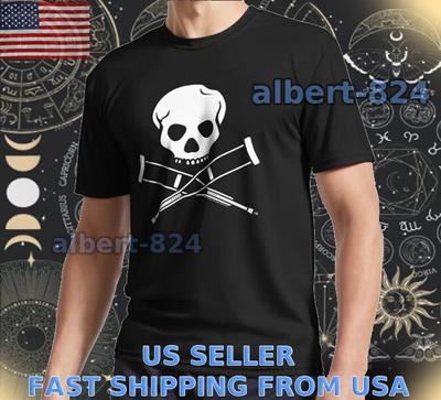 NUOVA MAGLIETTA JACKASS LOGO TESCHIO E STAMPELLE T-shirt DIVERTENTE TAGLIA AMERICANA DALLA S ALLA 5XL