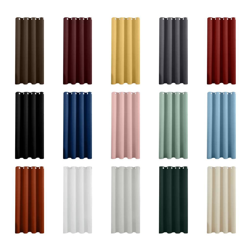 Solid Color Curtains  Curtain Fabric Can Be Used In Kitchens And Bedrooms