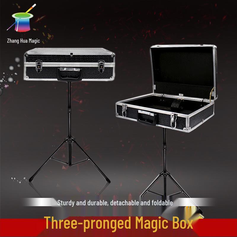 Medium Three-Pronged Aluminum Flight Case: Foldable, Removable, Storage Box