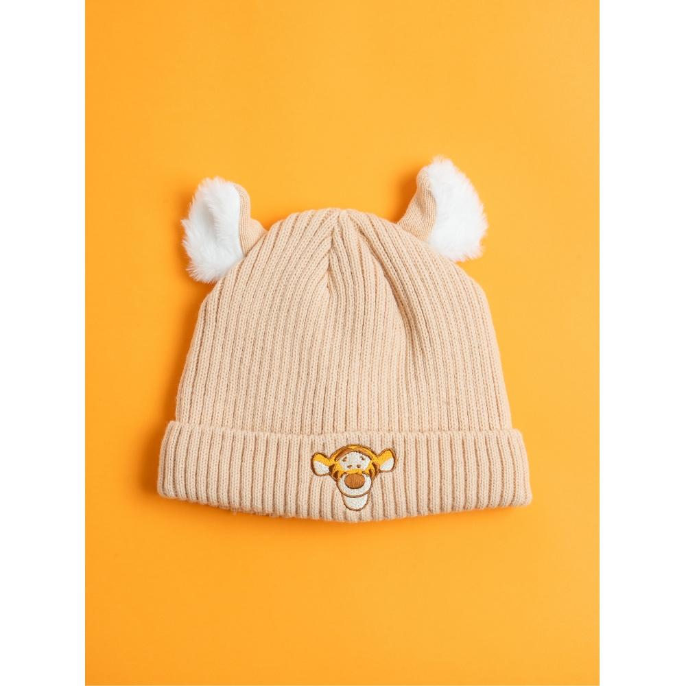 Daiso Disney Winnie The Pooh Ear Shaped Kids Beanie