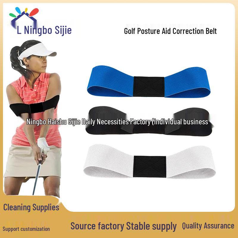 

Golf Swing Arm Correction Strap: Posture Fixation for Improved Swing Mechanics White Upgrade Leather