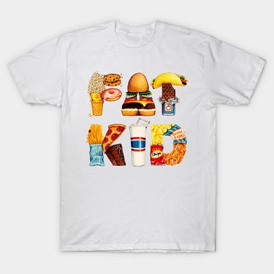 T Shirt Women Fat Kid Harajuku Print Kawaii Tshirt Summer Short Sleeve Female T-Shirt Top Tee