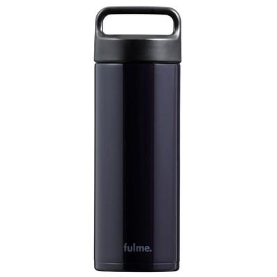 Iris Ohyama Fulme Water Bottle Tumbler Mug Bottle Stainless Steel 480ml Glossy Navy with Lid Handle Handle Vacuum Insulated Drinking Spout Outdoor
