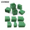 5Set 15EDG KF15EDGRH 3.81mm 2x2 ~ 2X12 pin Double row pluggable terminal block PCB welding plate Plug + Pin Socket