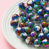 16mm retiazka na mobilný telefón Materiál šperkov Urob si sám náramok Love Ball Loose Beads Keychained Beaded Accessories 5pcs akrylový náhrdelník