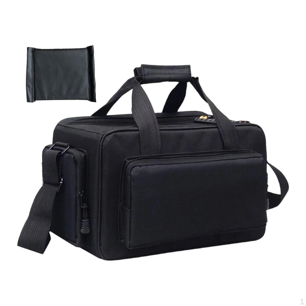 Kamera-Aufbewahrungstasche mit Schultergurt, Crossbody-Zubehör, mehrere Fächer