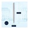 Waterman Metropolitan Ballpoint Pen - Essential Stainless Steel CT S0920460 - Luxury Brand Gift, Elegant, Sophisticated, Dynamic, Parisian Style,