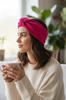 Women' Headband Fuchsia Knot Stripe Elegant and Comfortable Universal