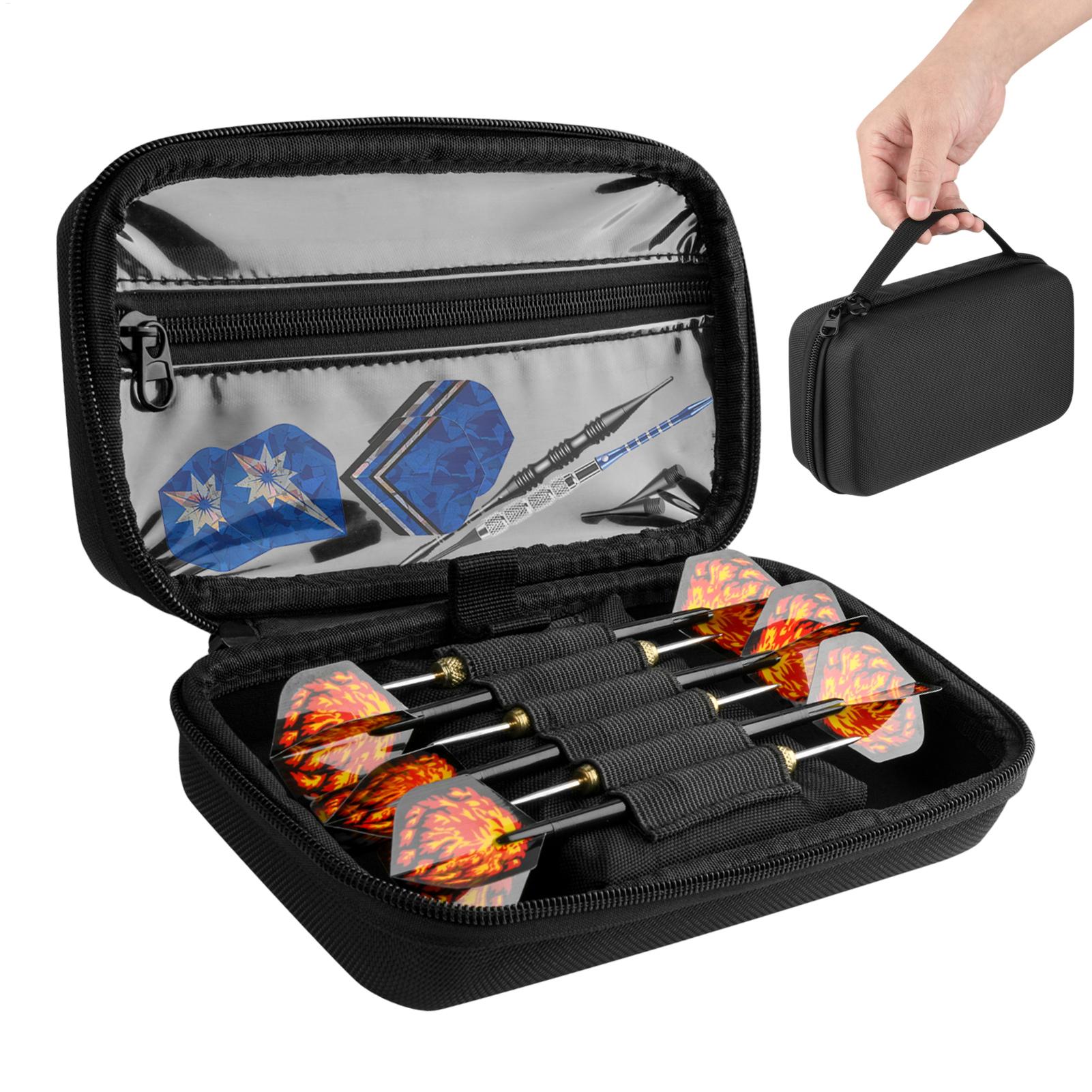 Dart Carrying Cases Large Capacity Darts Organizer Darts Storage Bag Multipurpose Storage Organizer Carrying Bag For Dart nero