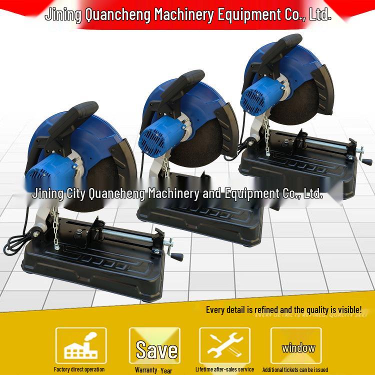 16-Inch 400-Type Metal Profile Saw: 4kW Heavy-Duty Toothless Cutting Machine