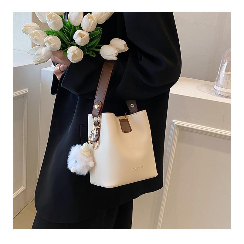 IELGY Spring Summer Retro Commuter Portable Bucket Bag