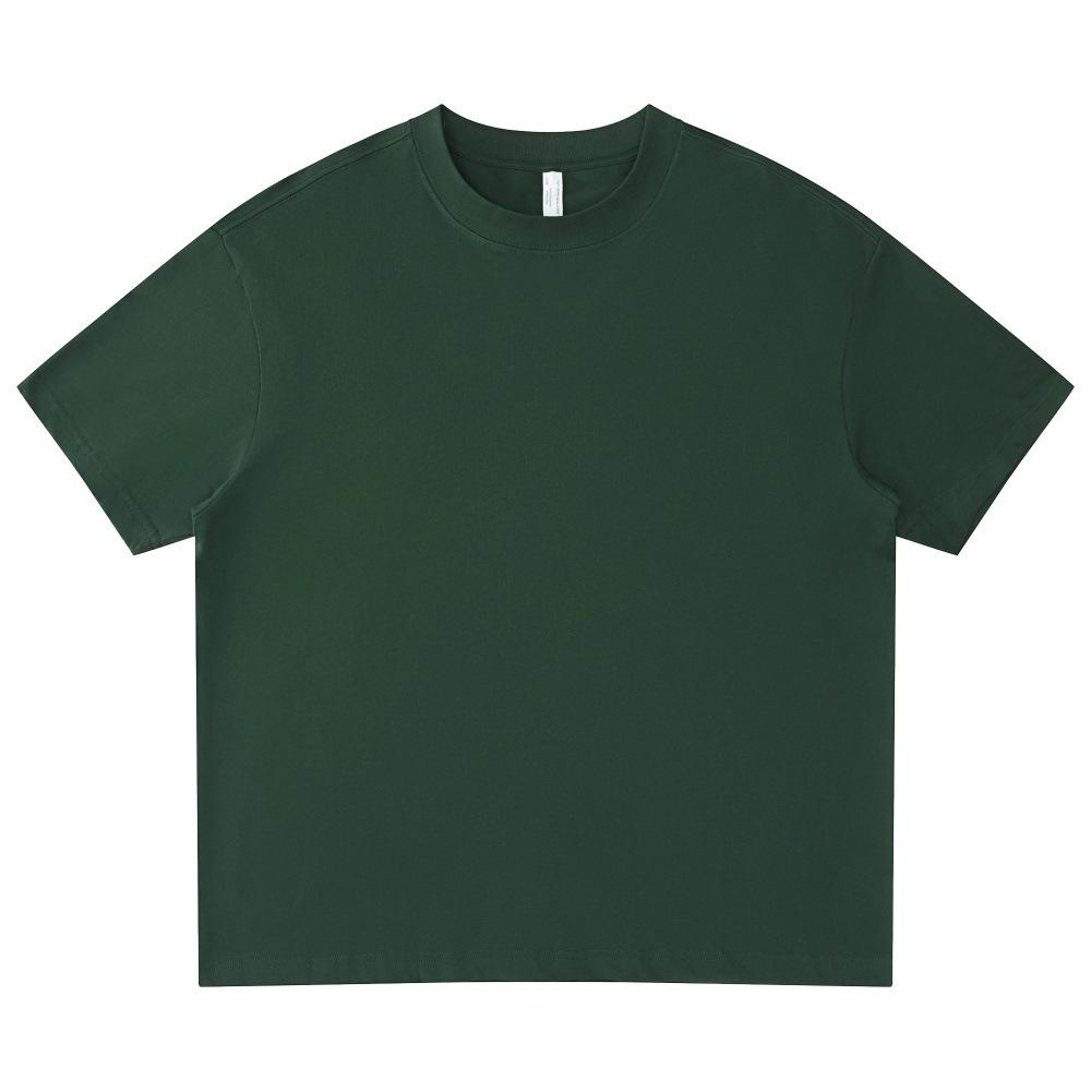 LVLV American Brand Trendy 275g Pure Cotton Loose T-shirt and Sports Shorts Set for Men, Women, and Kids.