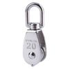 In Traction Loading Fixed 304 Sheave Swivel Block Single Wheel Stainless Steel Rope Pulley